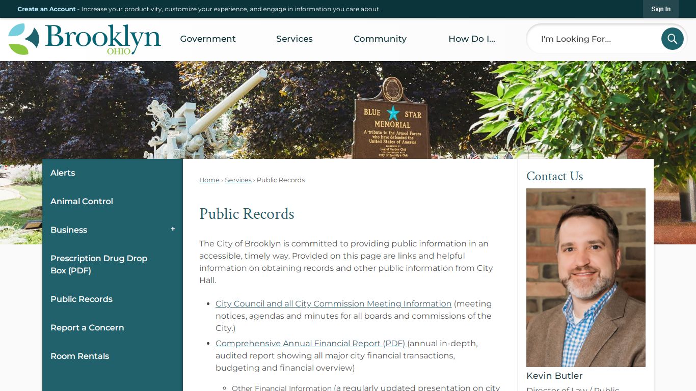 Public Records | Brooklyn, OH